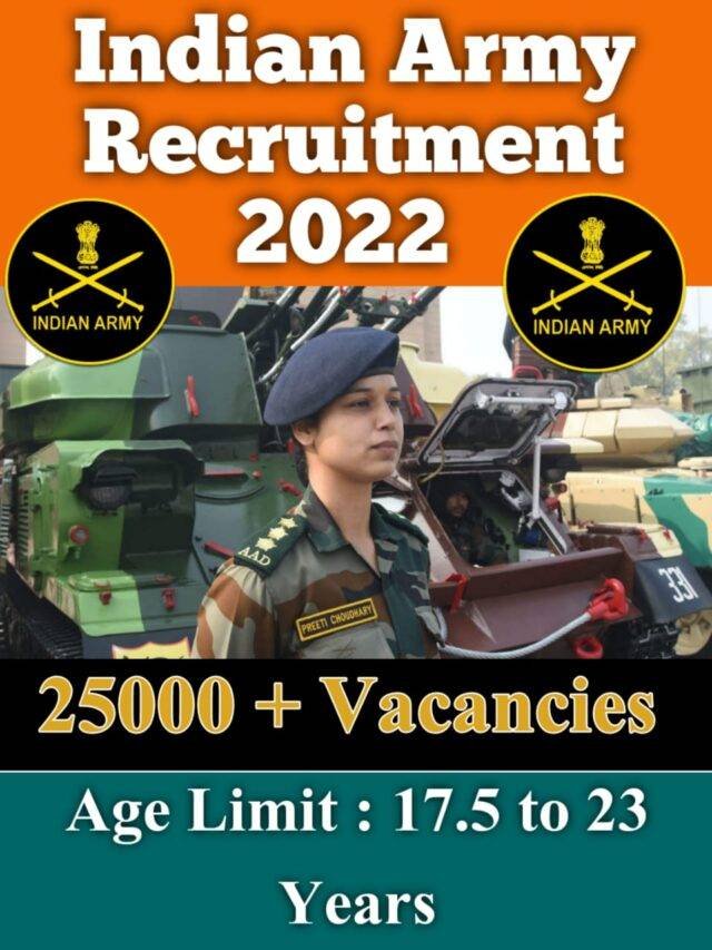 Indian Army Recruitment 2022 New Notification