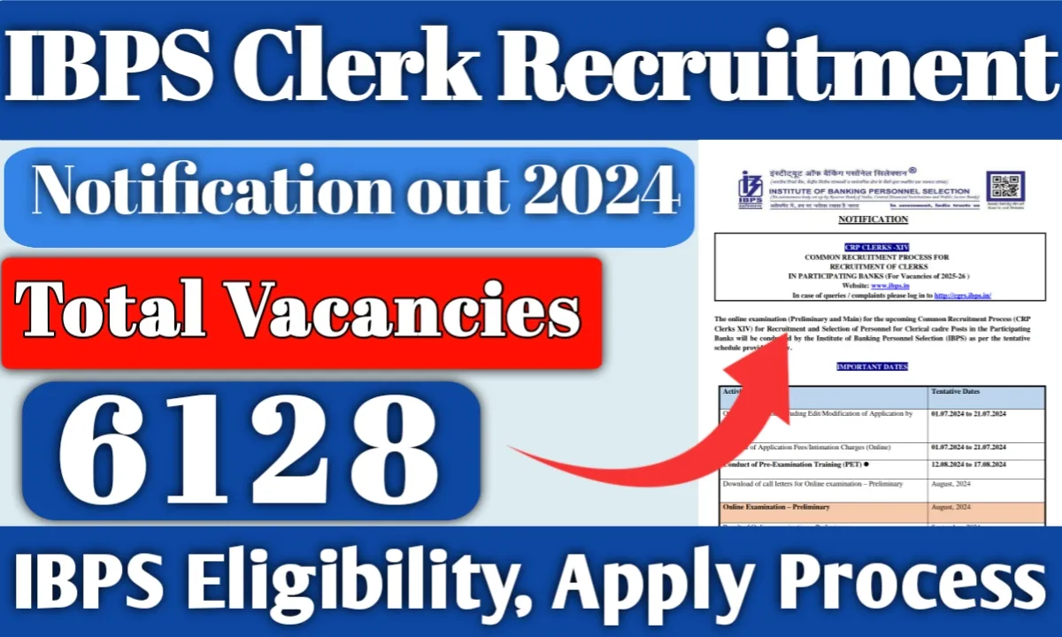 IBPS Clerk Recruitment 2024 Notification Out for 6128 Posts, Eligibility, Apply Online 3 IBPS Clerk recruitment 2024 Notification Out for 6128 Posts