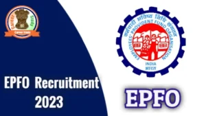 EPFO SSA Recruitment 2023 Notification pdf, Apply Online